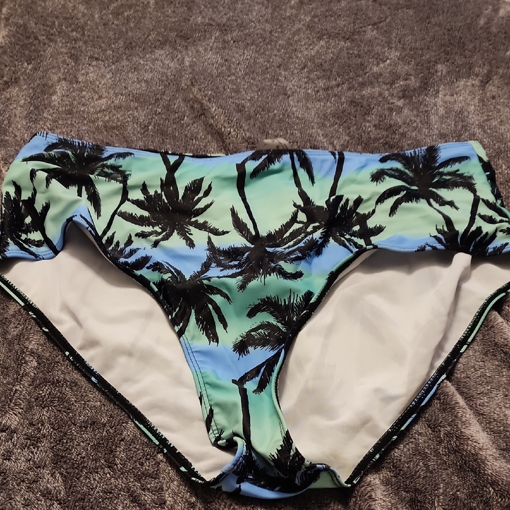 Tropical Palm Tree Swim Bottoms